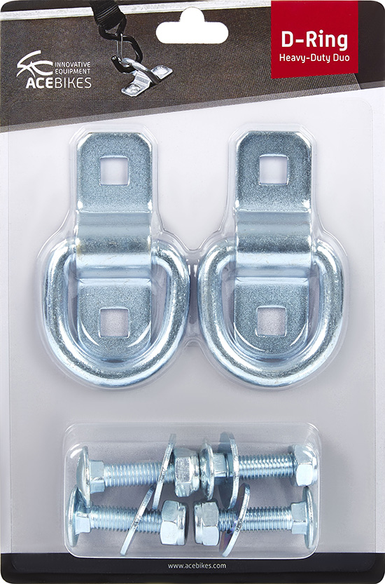 D-Ring Heavy-Duty Duo - 2 anneaux d'accroche renforcés