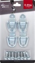 D-Ring 4 Pack - 4 anneaux d'accroche