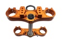 ROTTWEILER PERFORMANCE - BILLET TRIPLE CLAMP prêt pour amortisseur SCOTT