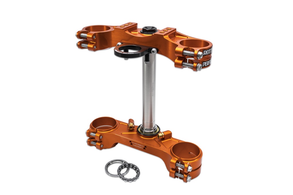 ROTTWEILER PERFORMANCE - BILLET TRIPLE CLAMP prêt pour amortisseur SCOTT