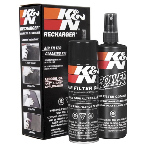 [KN995003EU] K&N Kit nettoyage lubrifiant pour filtre à air